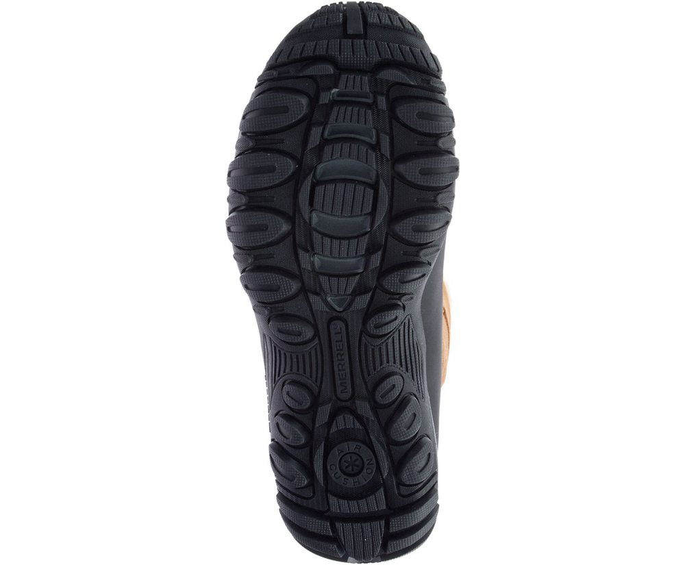 Botas Senhora - Merrell Yokota Polar Waterproof - Caqui/Pretas - LAX986137